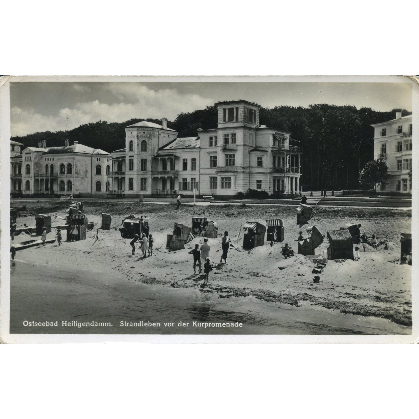 Real Photograph Postcard 'Ostseebad Heiliganamm'