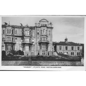 Real Photograph Postcard '"Highbury", Atlantic Road, Weston-Super-Mare'