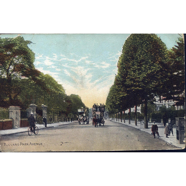 National Series Postcard 'Holland Park Avenue'