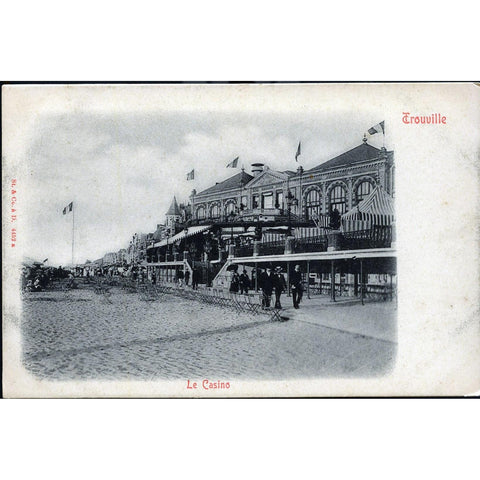 St. & Co. a D. Postcard 'Le Casino. Trouville'