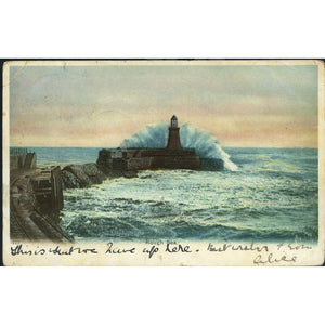 Postcard 'Rough Sea'