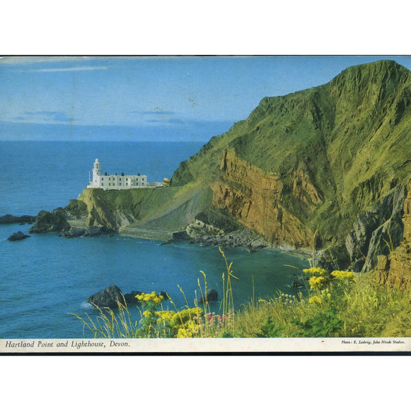 John Hinde Original Colour Postcard 'Hartland Point and Lighthouse'