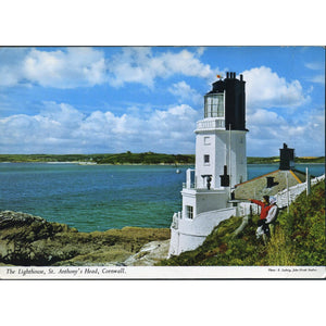 John Hinde Original Postcard 'The Lighthouse, St. Anthony's Head, Cornwall'