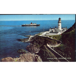 Salmon 'Cameracolour' Postcard 'Douglas Head Lighthouse, I.O.M.'