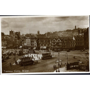 Real Photograph Postcard 'Tramway Centre, Bristol'