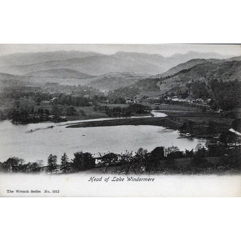 Wrench Series Postcard 'Head of Lake Windermere'