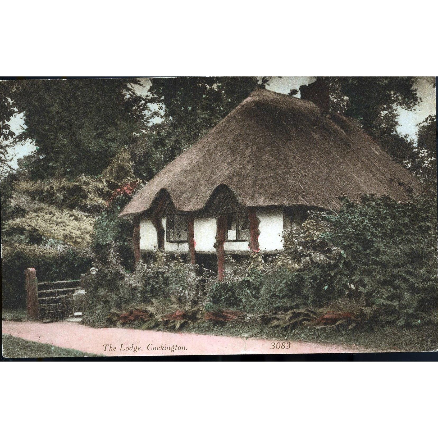 Colour Postcard 'The Lodge, Cockington'