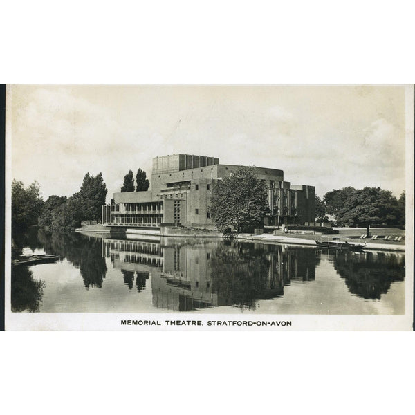 Real Photograph Postcard 'Memorial Theatre, Stratford-on-Avon'