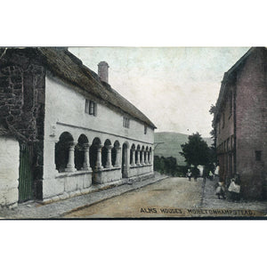 Chapman and Sons Postcard 'Alms Houses, Moretonhampstead'