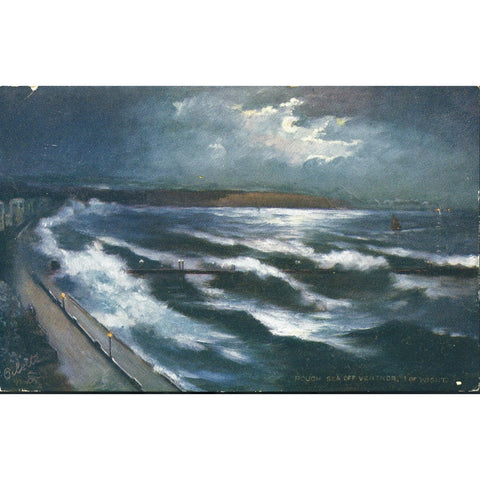 Tuck's 'Oilette' Postcard 'Rough Sea off Ventnor, I. of Wight'