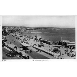 Dennis & Sons Real Photograph Postcard 'The Esplanade, Weymouth'