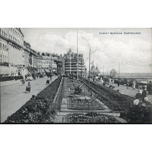 Postcard 'Carpet Gardens, Eastbourne'