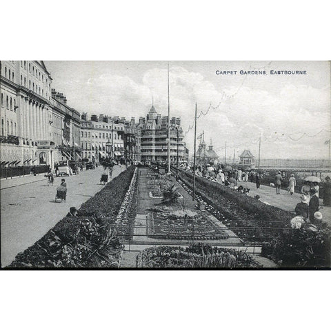 Postcard 'Carpet Gardens, Eastbourne'