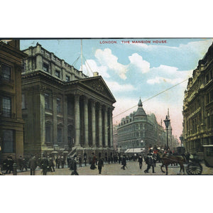 Colour Postcard 'London The Mansion House'