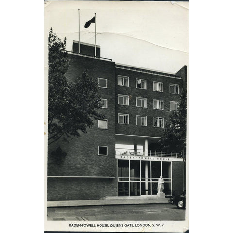 Real Photograph Postcard 'Baden-Powell House, Queen's Gate,London, S.W.7'