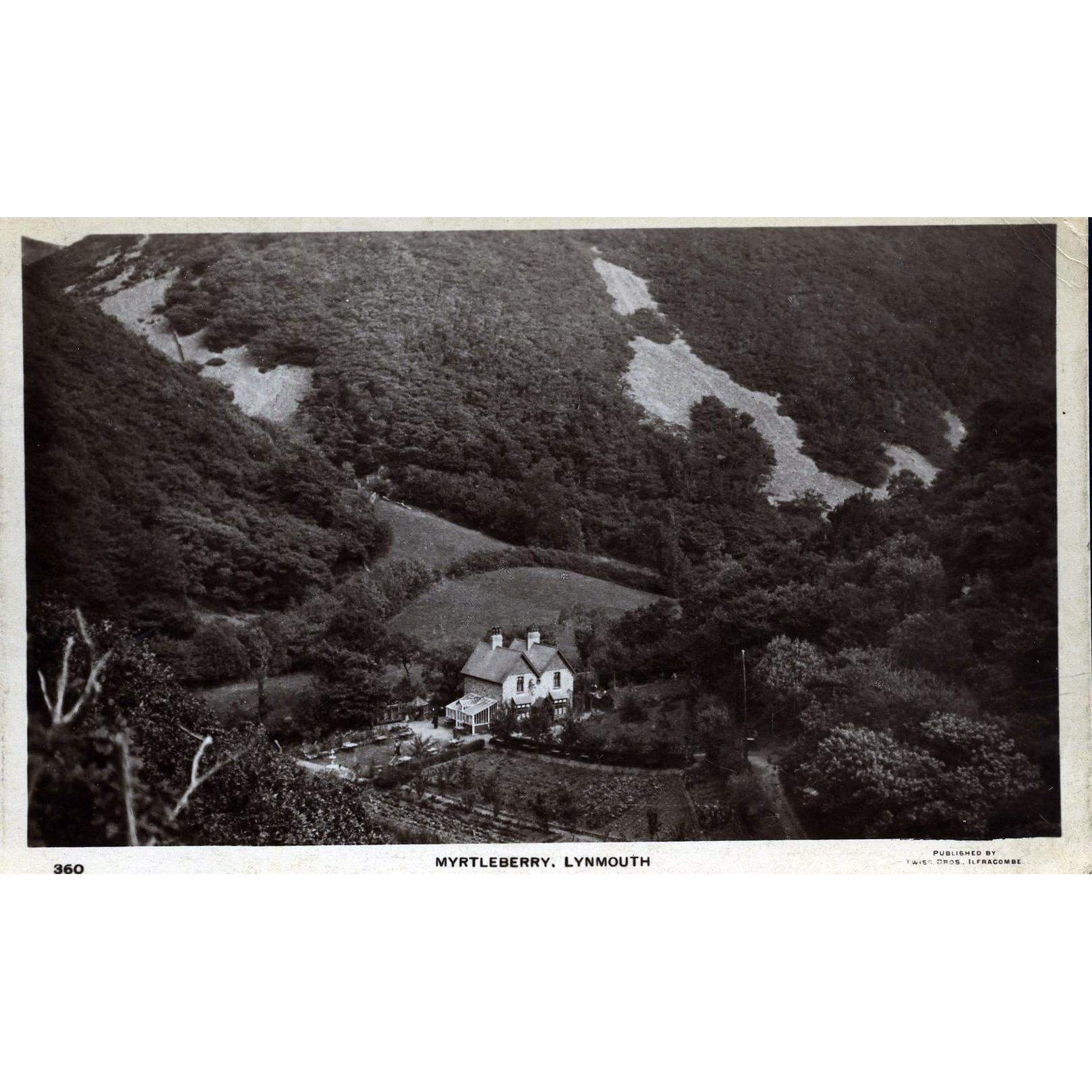 Real Photograph Postcard 'Myrtleberry, Lynmouth'