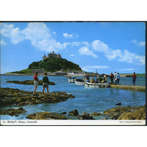 John Hinde Original Colour Postcard 'St. Michael's Mount, Cornwall'