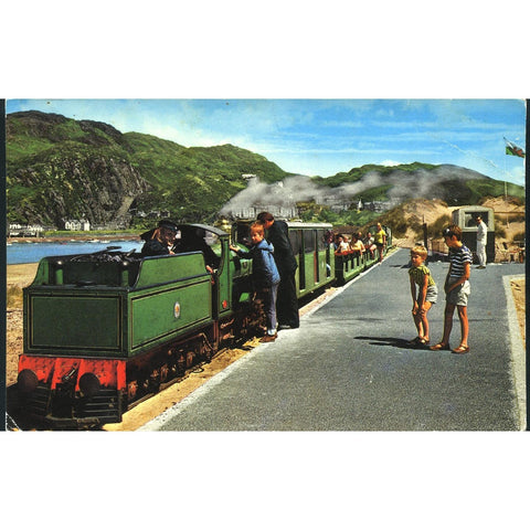 Colourmaster International Postcard 'Fairbourne Miniature Railway, Barmouth'