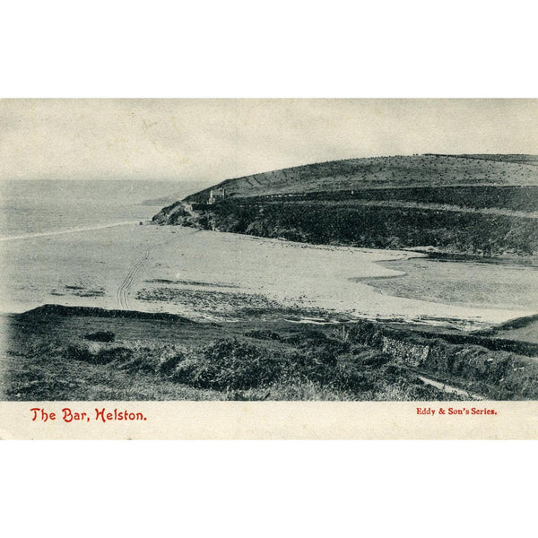 Eddy & Son's Series Postcard 'The Bar, Helston'