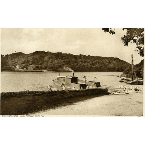 Photographic Postcard 'The Ferry, King Harry Passage, River Fal'