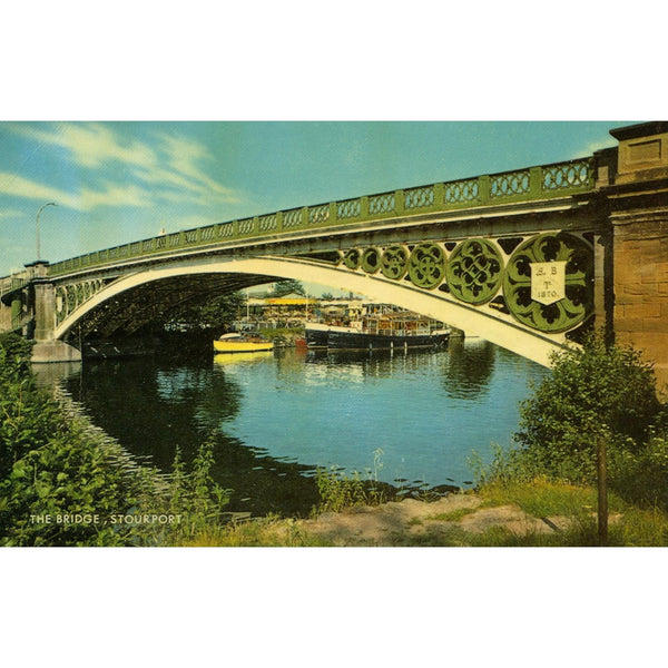 Salmon Cameracolour Postcard 'The Bridge, Stourport'