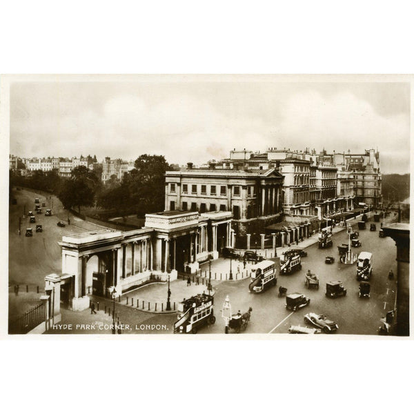 Philco Series Real Photograph Postcard 'Hyde Park Corner, London'