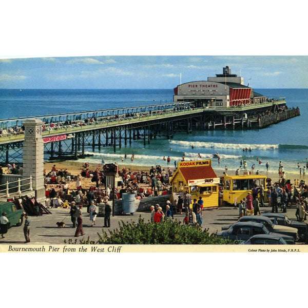 John Hinde Colour Postcard 'Bournemouth Pier from the West Cliff'