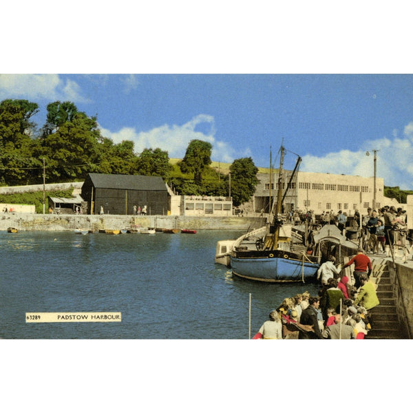 Harvey Barton Colour Postcard 'Padstow Harbour'