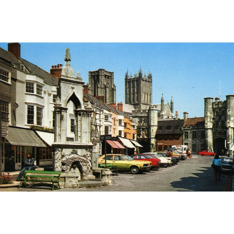 Colourmaster International Postcard 'The Market Place, Wells'