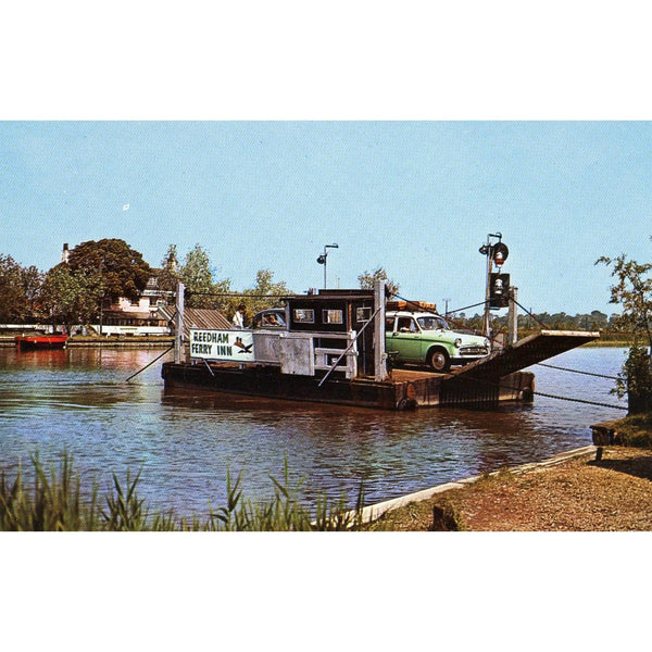 Colourpicture 'Plastichrome' Postcard 'Reedham Ferry'