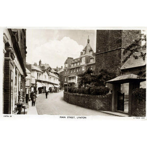 Tuck's Real Photograph Postcard 'Main Street, Lynton'