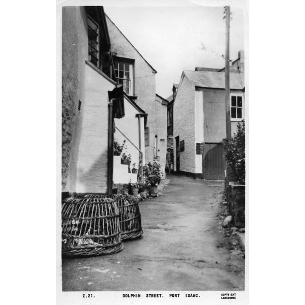 Frith's Series Real Photograph Postcard 'Dolphin Street, Port Isaac'