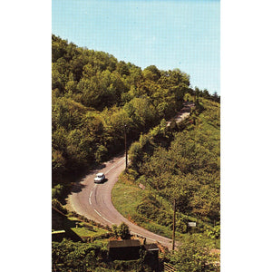 Colourpicture 'Plastichrome' Postcard 'Porlock Hill'