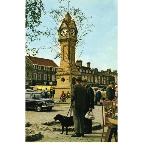 Dennis Productions Colour Postcard 'The Market Place, Thirsk'