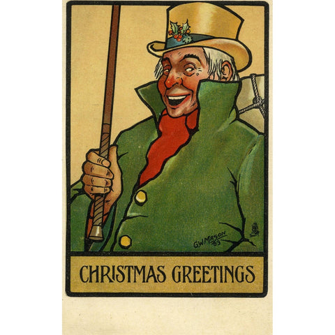 Tuck's 'Christmas Greetings' Postcard