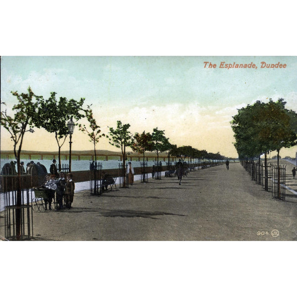 Valentine's Postcard 'The Esplanade, Dundee'