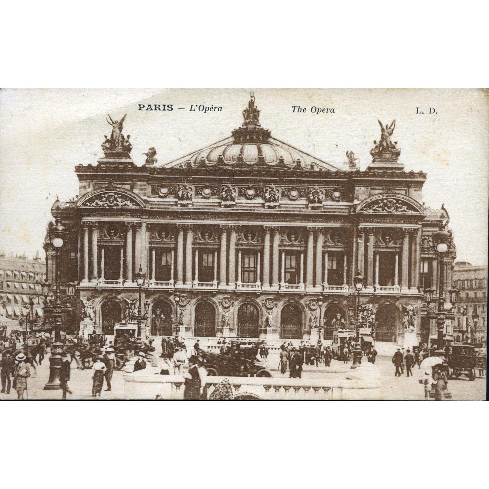 LD Postcard 'Paris - L'Opera'