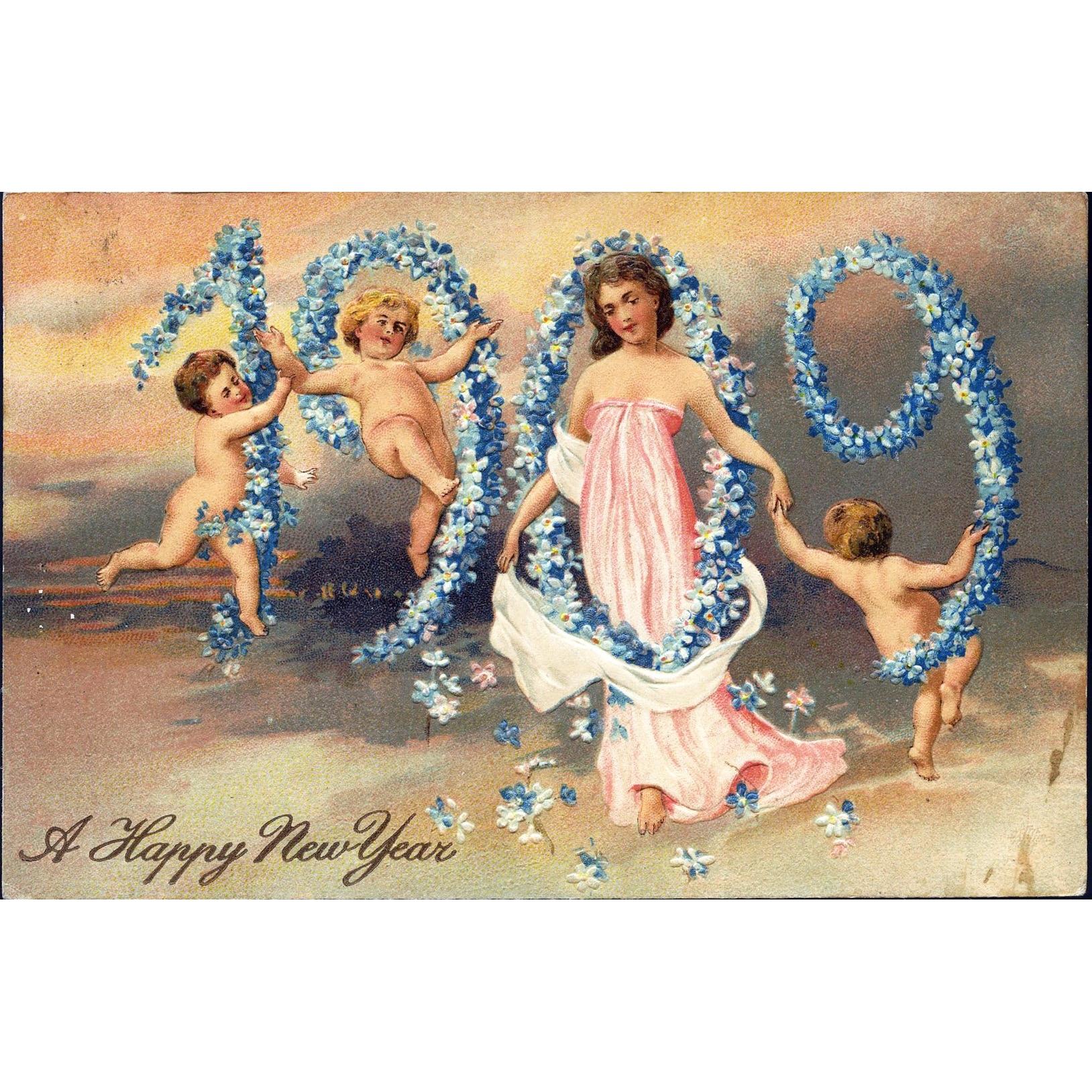 PFB Postcard 'A Happy New Year'