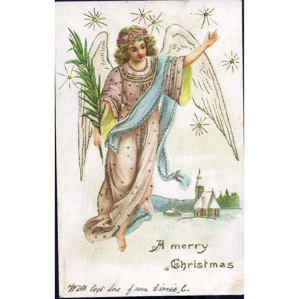 Greetings Postcard 'A merry Christmas'