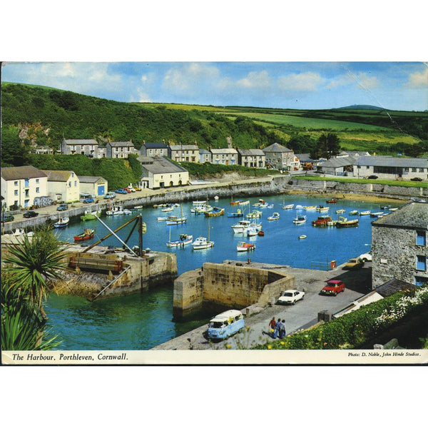 John Hinde Original Postcard 'The Harbour, Porthleven, Cornwall'