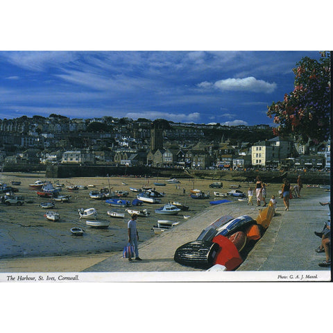 John Hinde Original Postcard 'The Harbour, St. Ives, Cornwall'