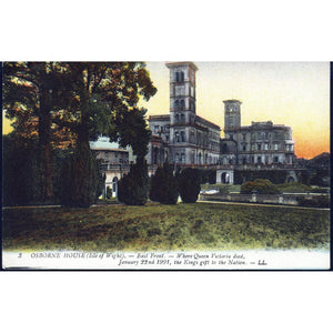 LL (Léon & Lévy) Postcard 'Osborne House (Isle of Wight).- East Front