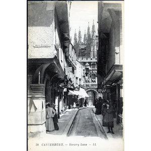 LL (Léon & Lévy) Postcard 'Canterbury.- Mercury Lane'