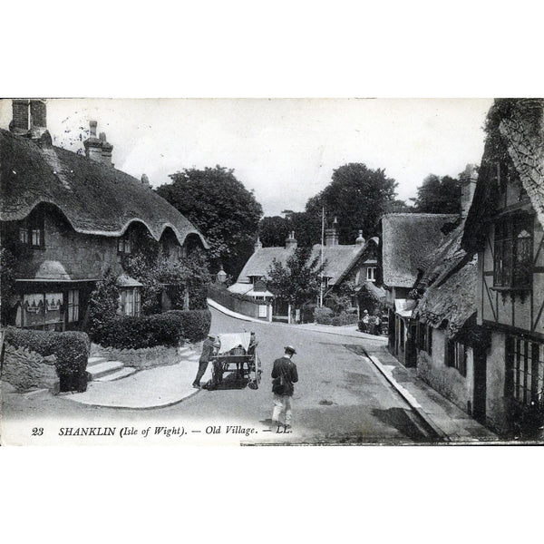 LL (Léon & Lévy) Postcard 'Shanklin (Isle of WIght).- Old Village'