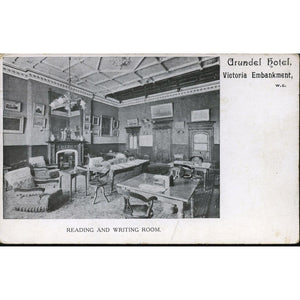 Promotion Postcard 'Grundel Hotel, Victoria Embankment'