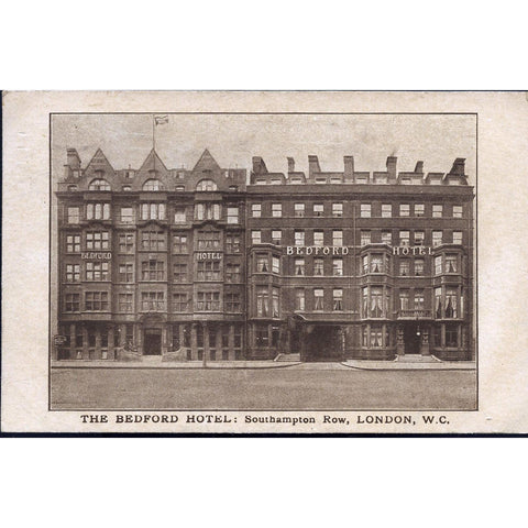 Postcard 'The Bedford Hotel'