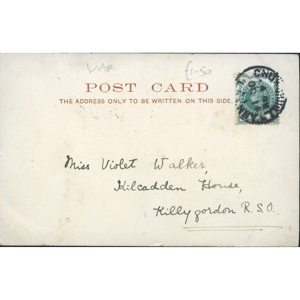 Vignette Postcard with undivided back 'Westminster Abbey, E. Choir'