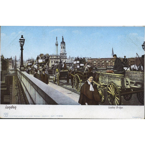 PVKZ German Postcard 'London Bridge'