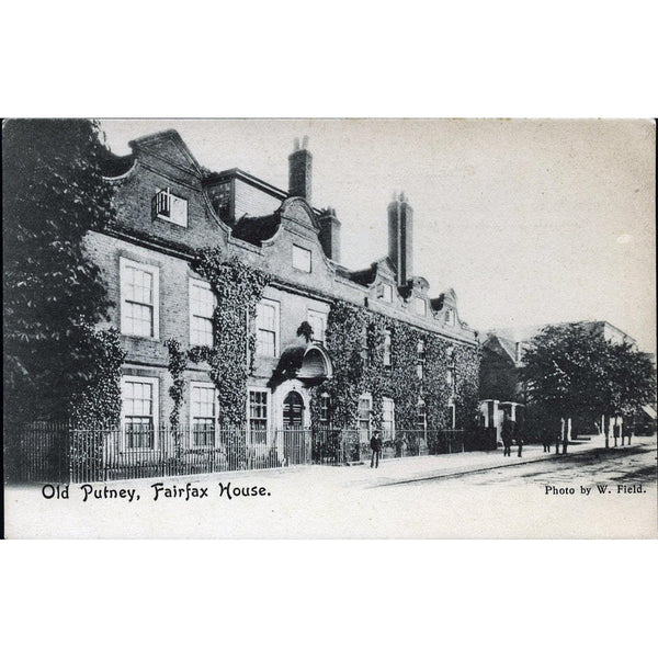 Blake's 'Idlers Own' Series Postcard 'Old Putney, Fairfax House'