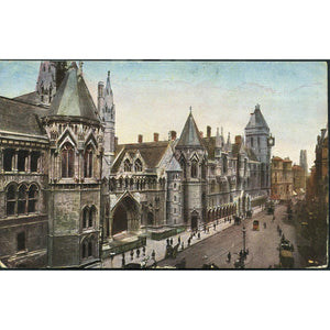 Hildesheimer & Co. Postcard Royal Courts of Justice 1904